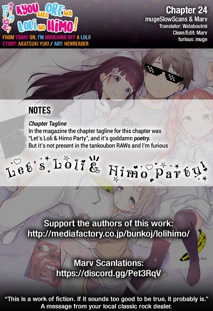 Kyou kara Ore wa Loli no Himo! chapter 24 page 26