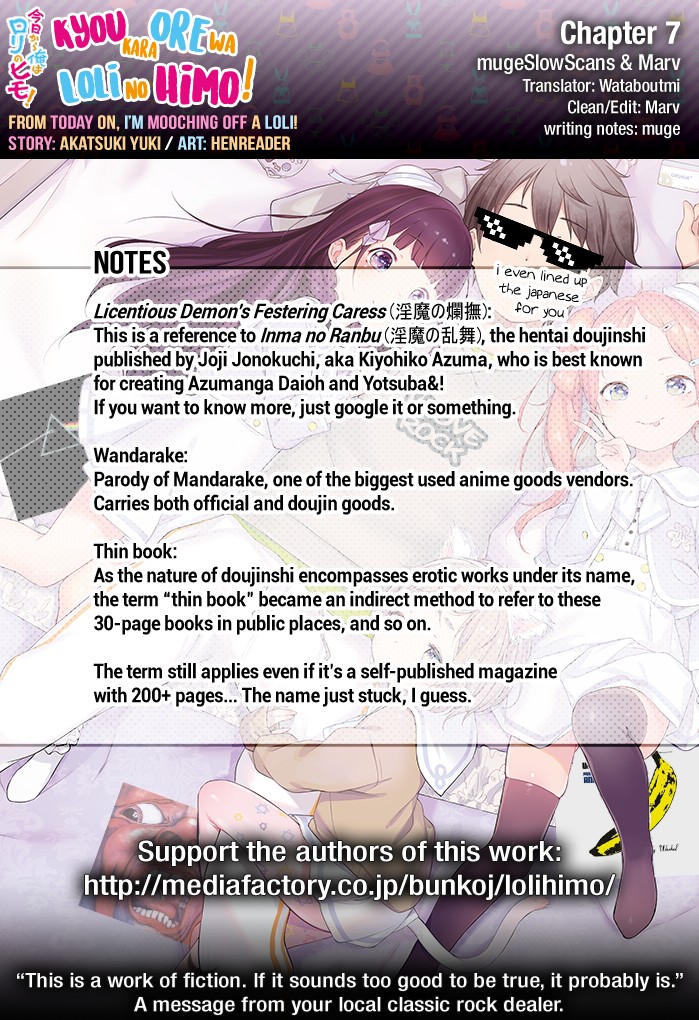 Kyou kara Ore wa Loli no Himo! chapter 7 page 26