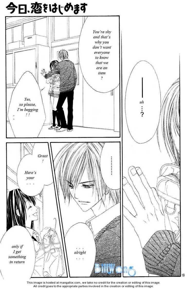 Kyou, Koi wo Hajimemasu chapter 20 page 19