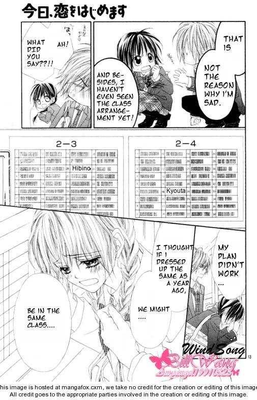 Kyou, Koi wo Hajimemasu chapter 36 page 12