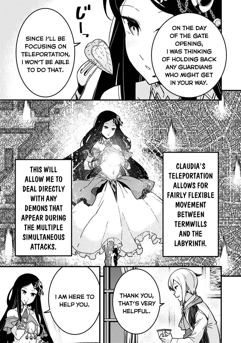 Kyoukai Meikyuu to Ikai no Majutsushi chapter 54 page 14