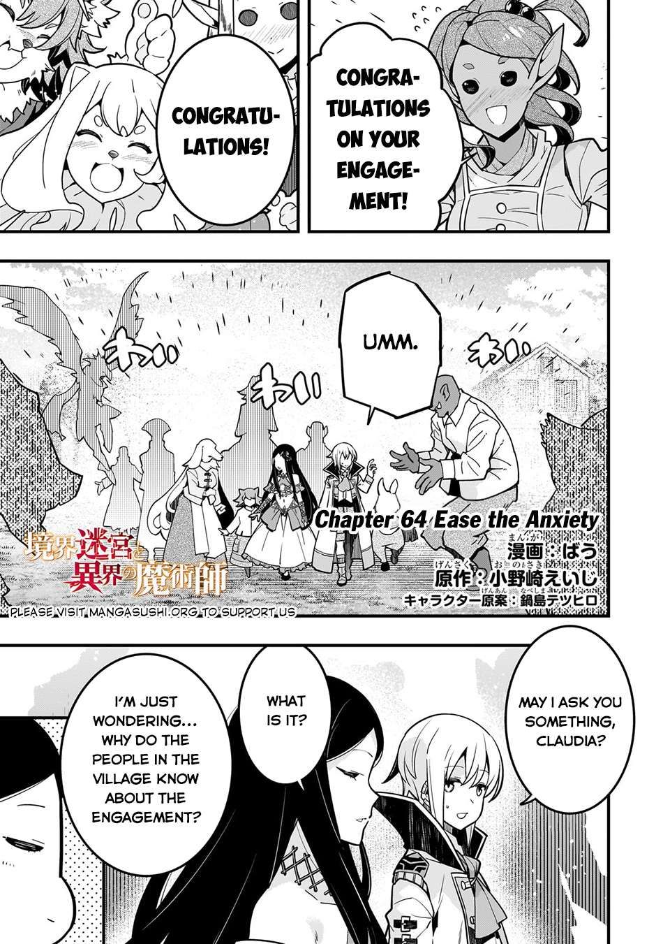 Kyoukai Meikyuu to Ikai no Majutsushi chapter 64 page 2