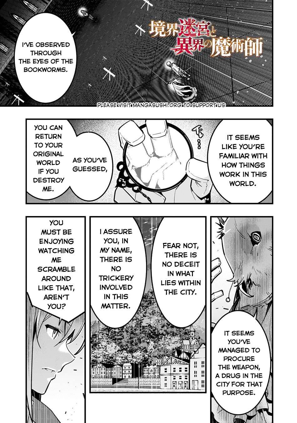 Kyoukai Meikyuu to Ikai no Majutsushi chapter 68 page 2