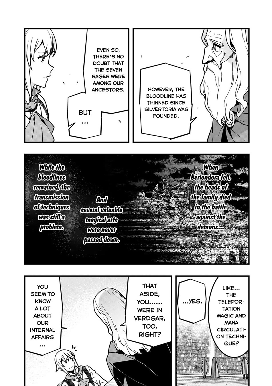 Kyoukai Meikyuu to Ikai no Majutsushi chapter 91 page 16