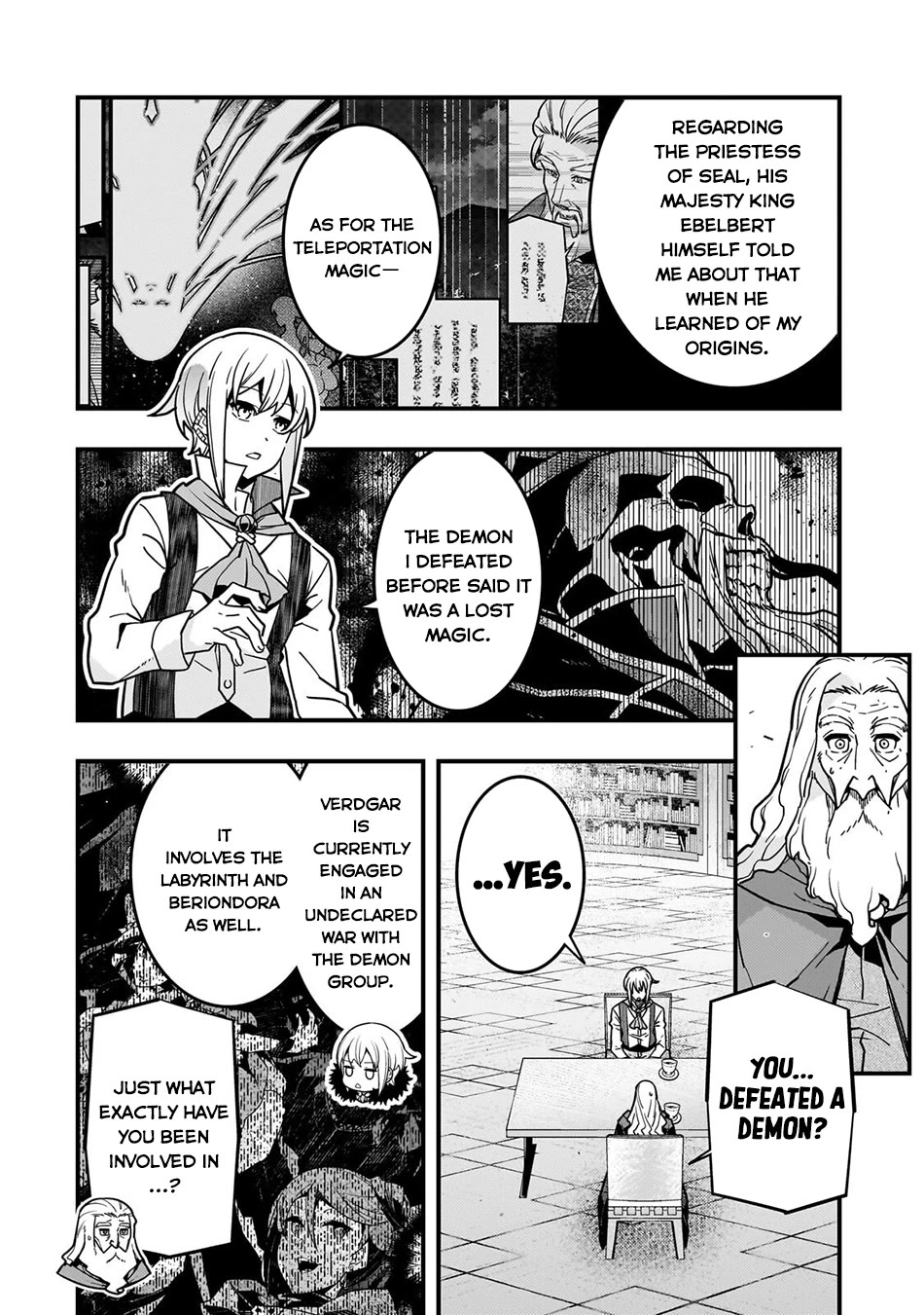 Kyoukai Meikyuu to Ikai no Majutsushi chapter 91 page 17