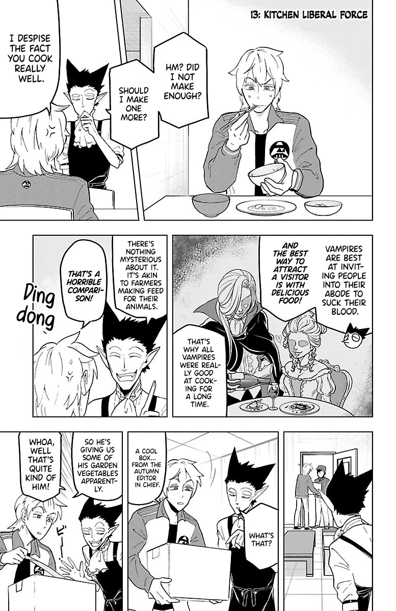 Kyuuketsuki Sugu Shinu chapter 13 page 1