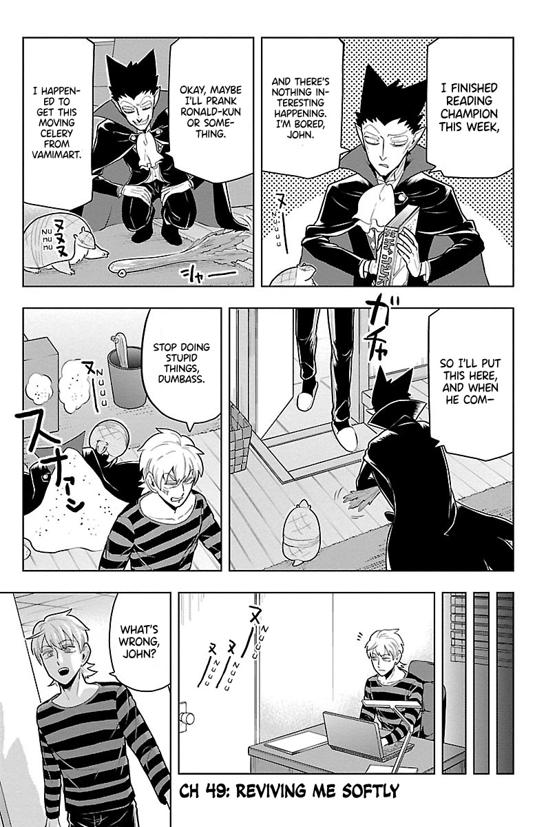 Kyuuketsuki Sugu Shinu chapter 49 page 1