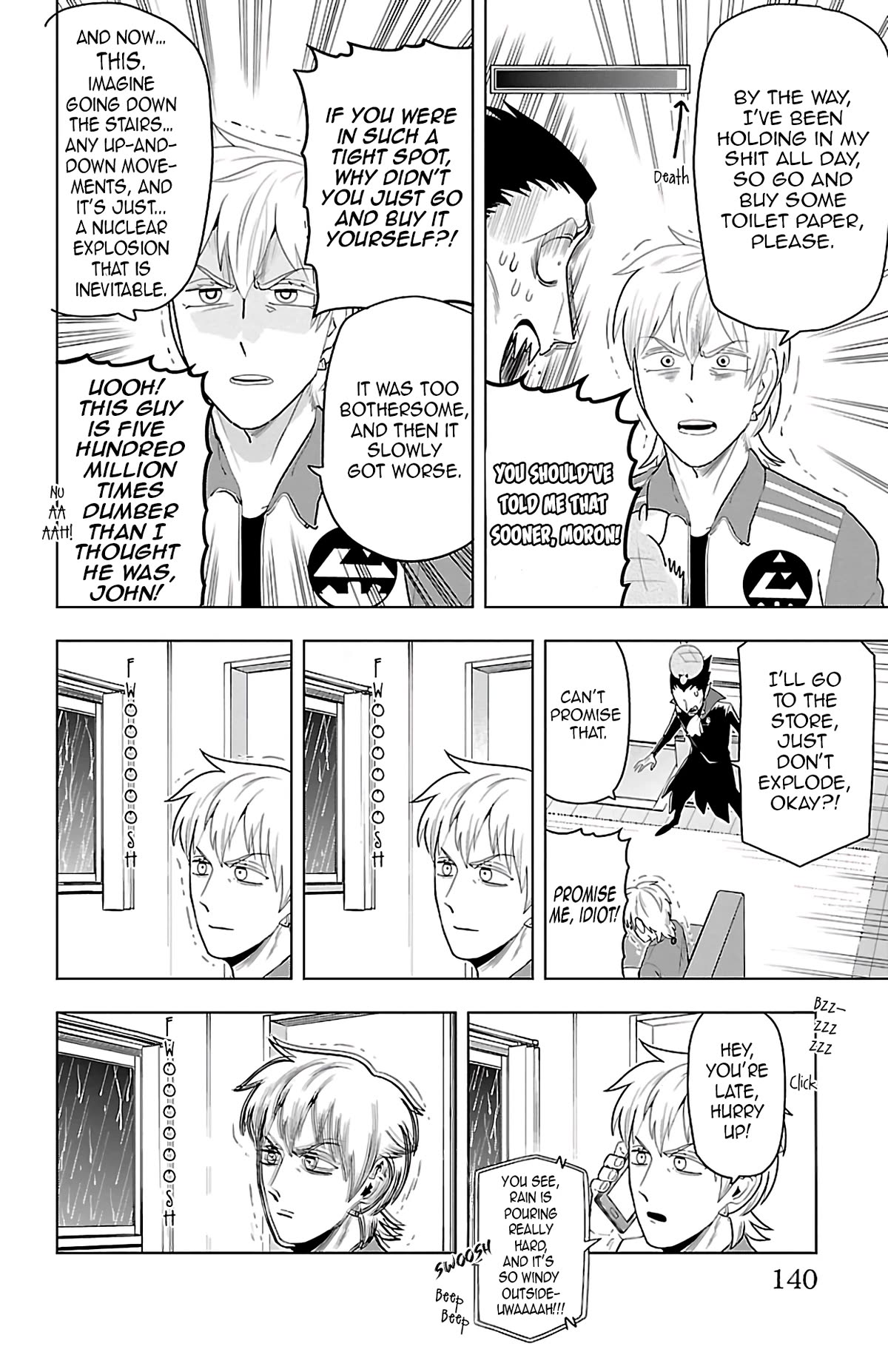 Kyuuketsuki Sugu Shinu chapter 71 page 8