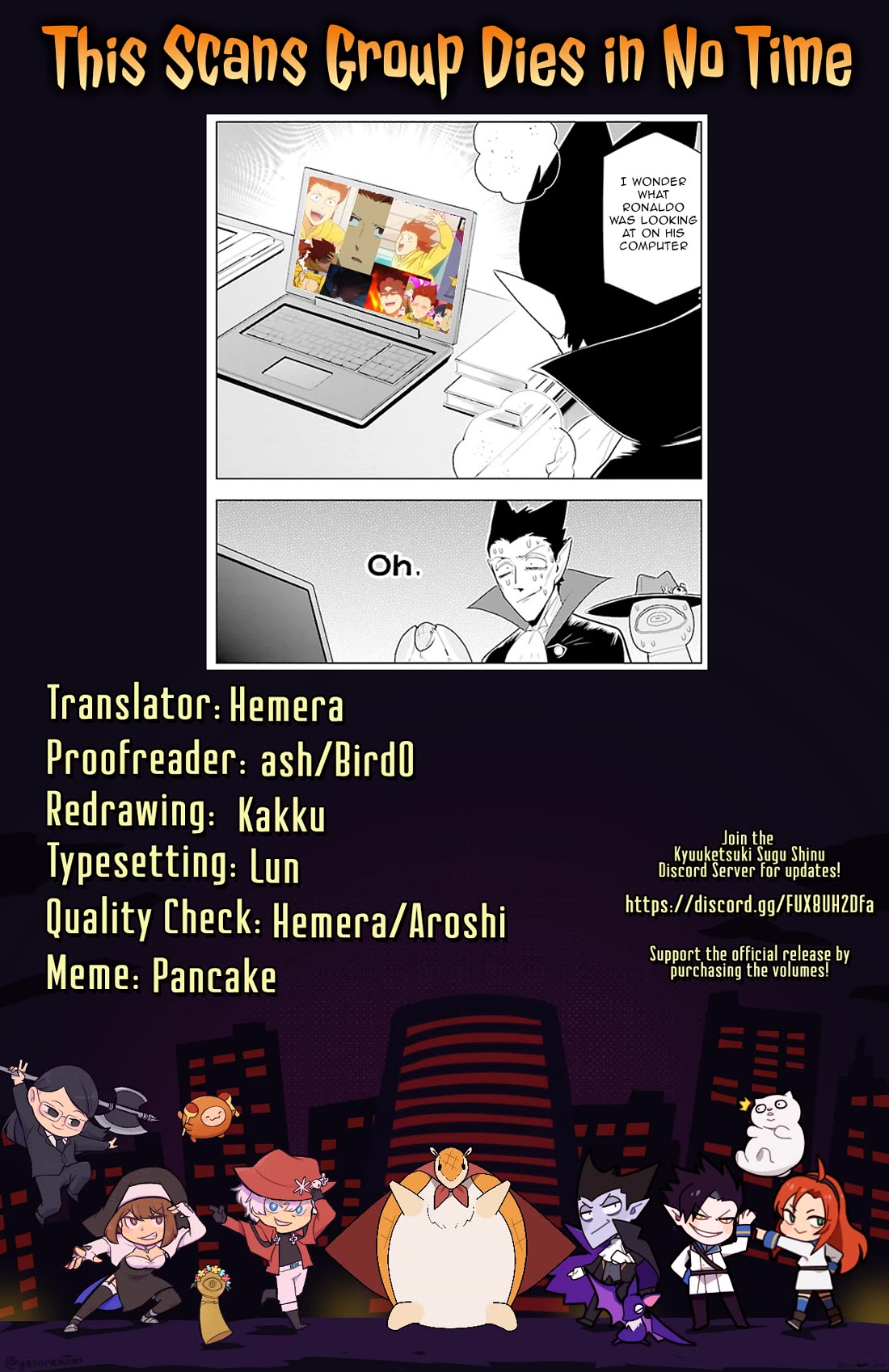 Kyuuketsuki Sugu Shinu chapter 73 page 14