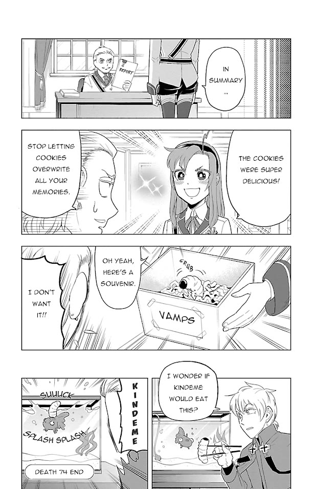 Kyuuketsuki Sugu Shinu chapter 74 page 12