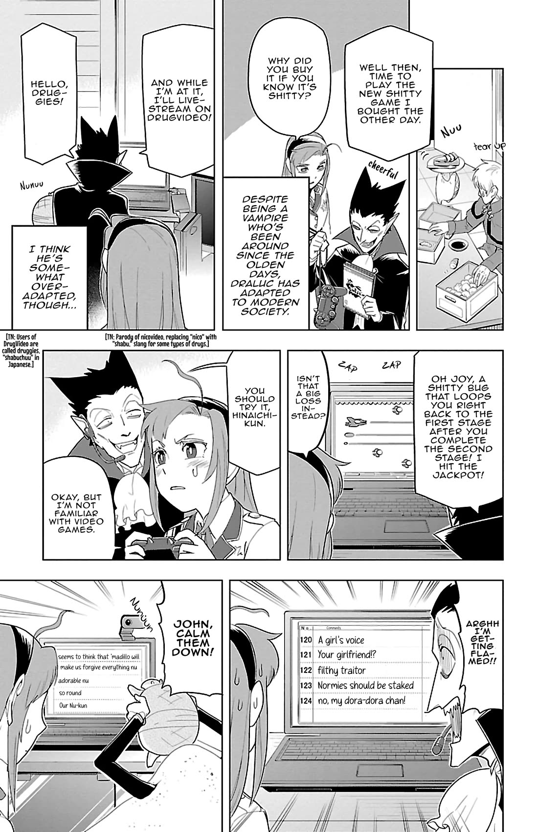 Kyuuketsuki Sugu Shinu chapter 74 page 5