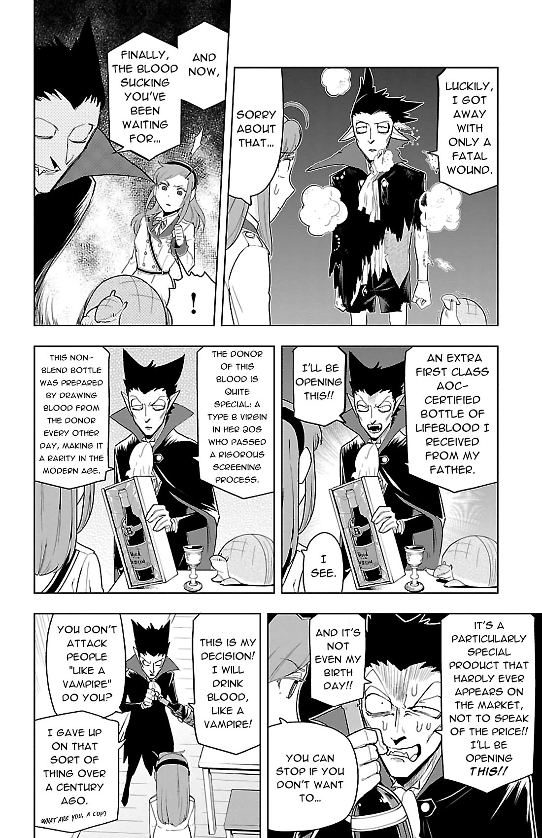 Kyuuketsuki Sugu Shinu chapter 74 page 8