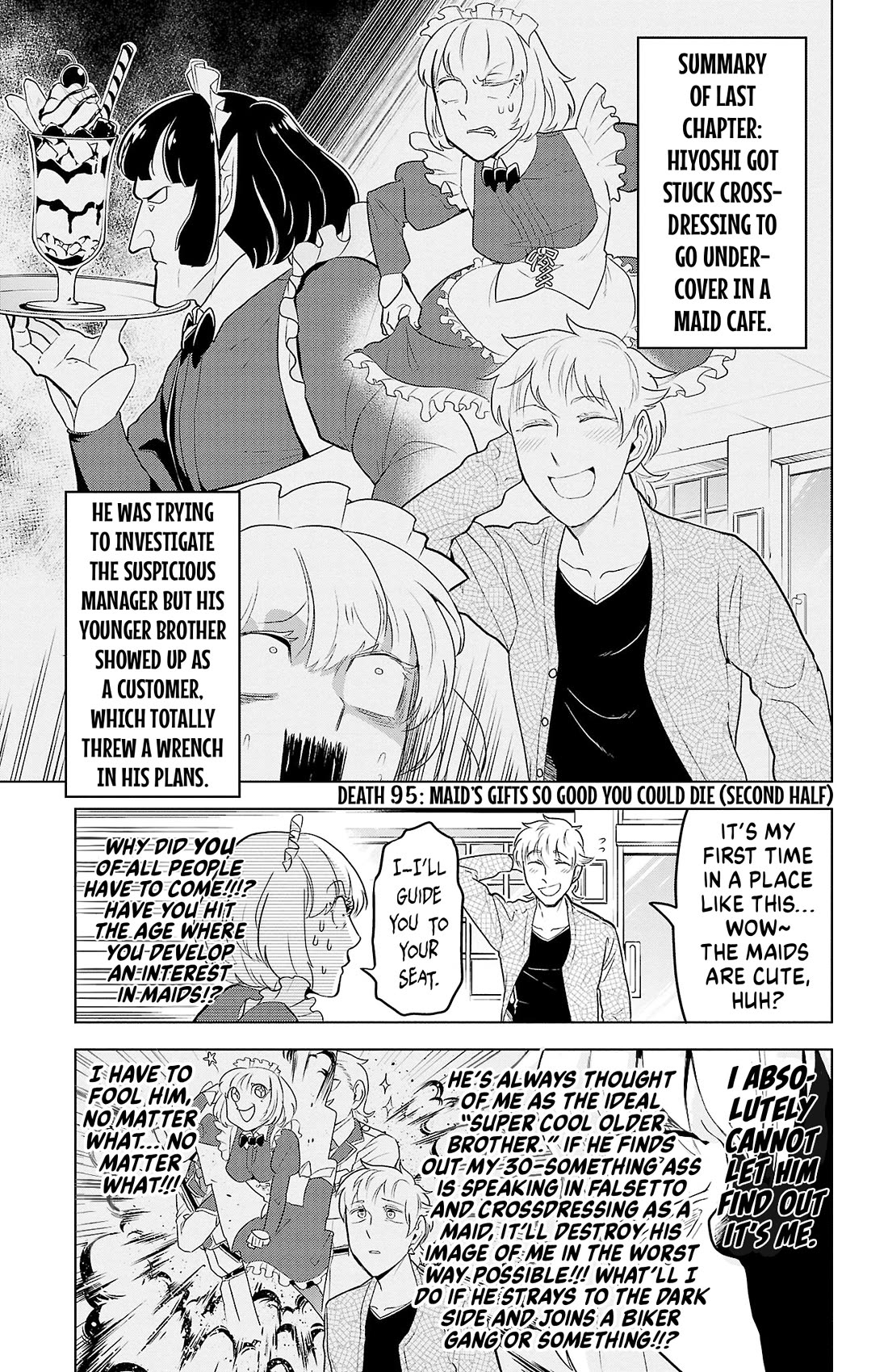 Kyuuketsuki Sugu Shinu chapter 95 page 1
