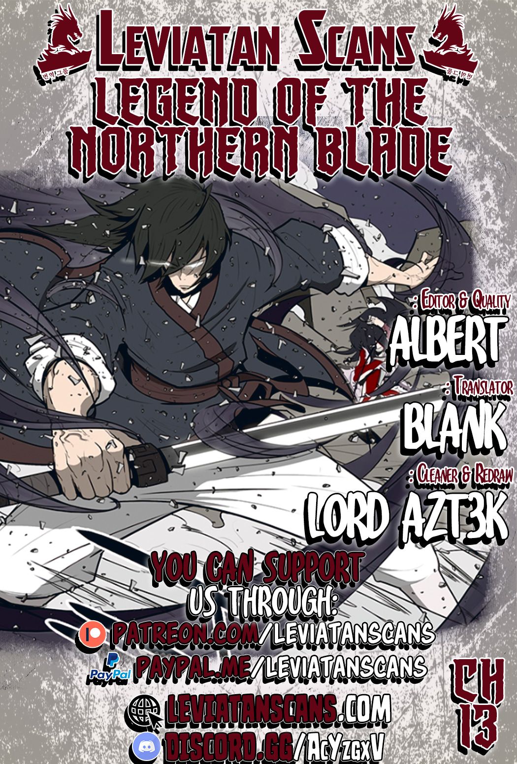 Legend of the Northern Blade chapter 13 page 1