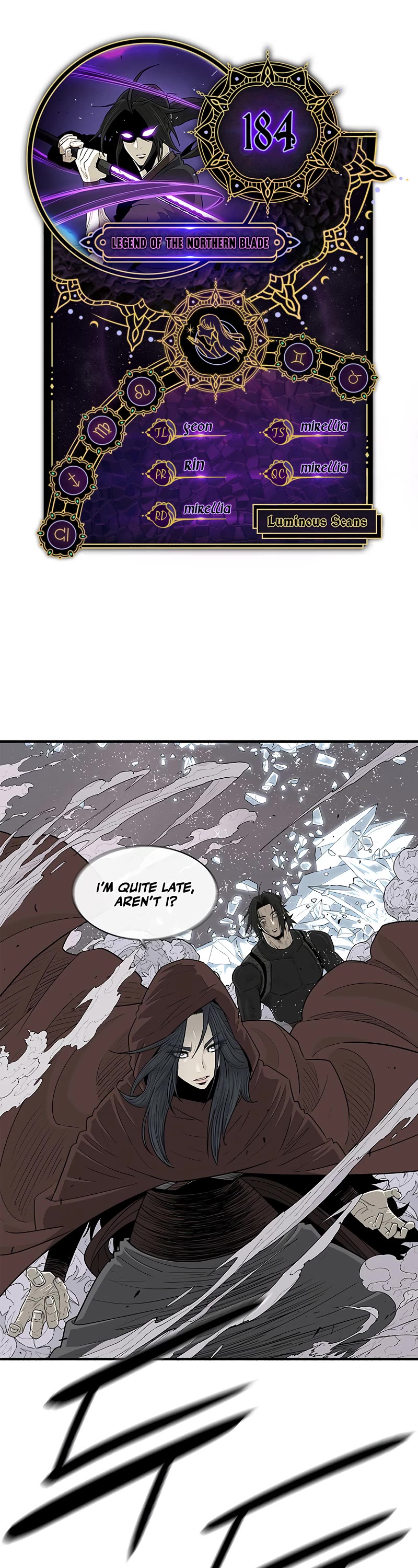 Legend of the Northern Blade chapter 184 page 1
