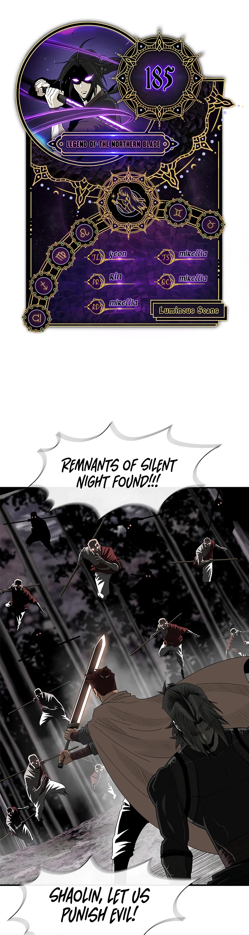 Legend of the Northern Blade chapter 185 page 1