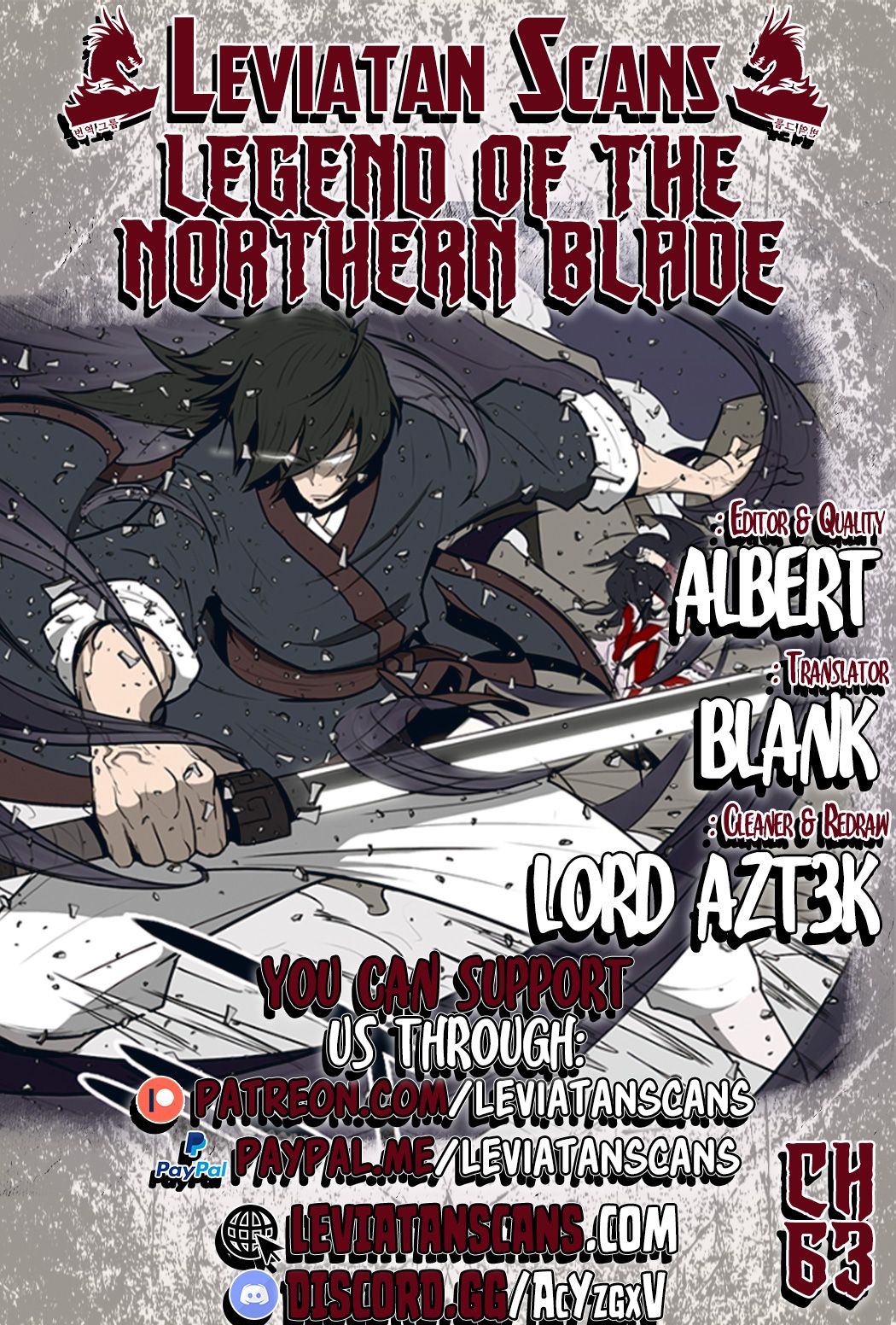 Legend of the Northern Blade chapter 63 page 1