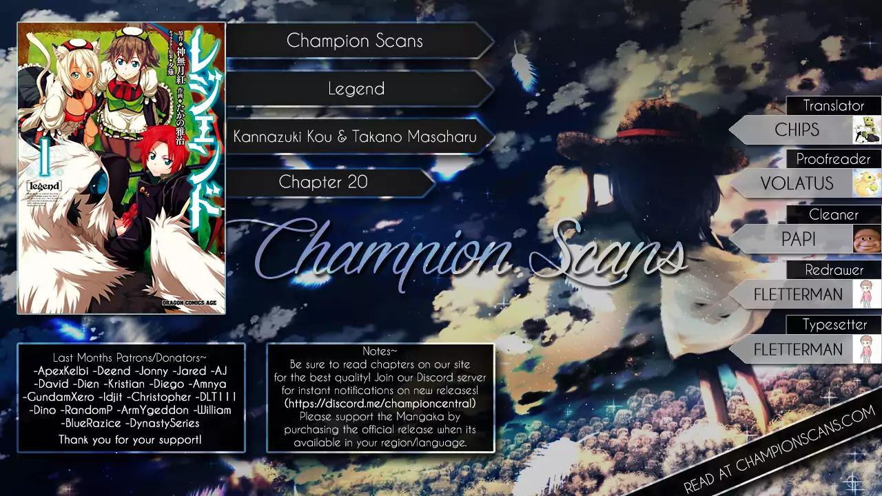 Legend (TAKANO Masaharu) chapter 20 page 1