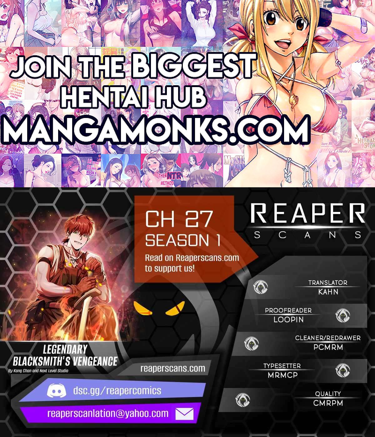 Legendary Blacksmith's Vengeance chapter 27 page 1