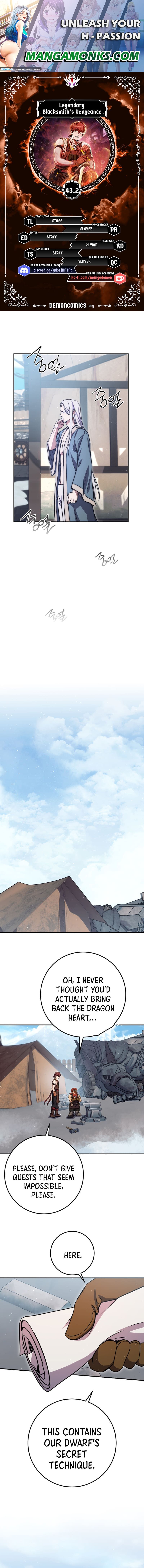 Legendary Blacksmith's Vengeance chapter 43.2 page 1