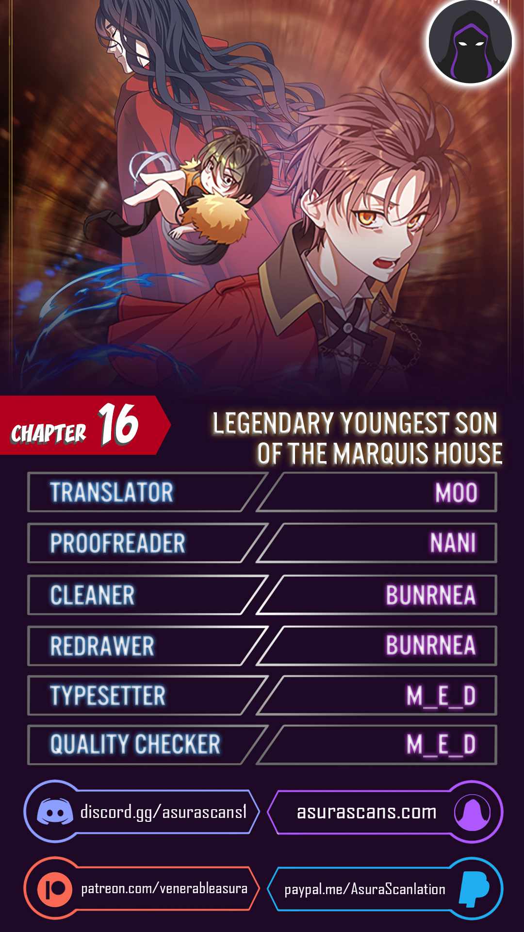 Legendary Youngest Son of the Marquis House chapter 16 page 1