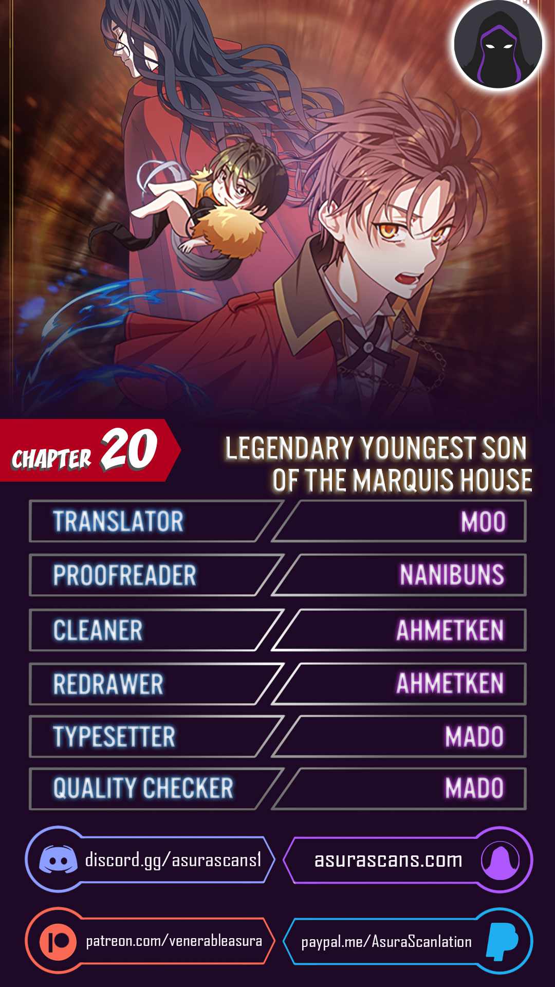 Legendary Youngest Son of the Marquis House chapter 20 page 1