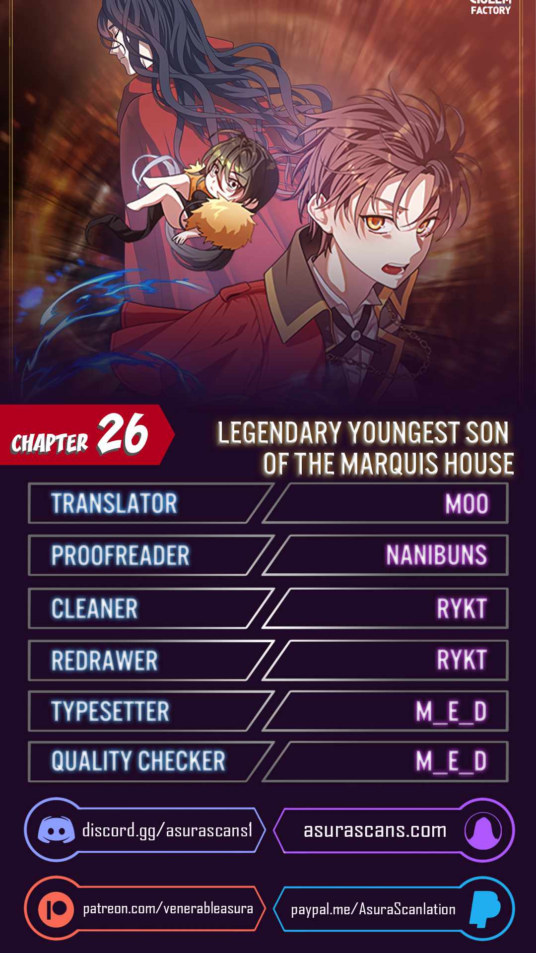 Legendary Youngest Son of the Marquis House chapter 26 page 1