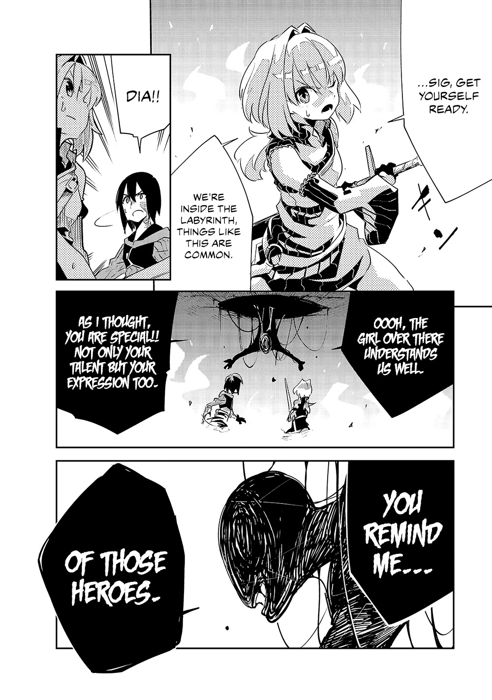 Let's Aim for the Deepest Part of the Otherworldly Labyrinth chapter 9 page 12