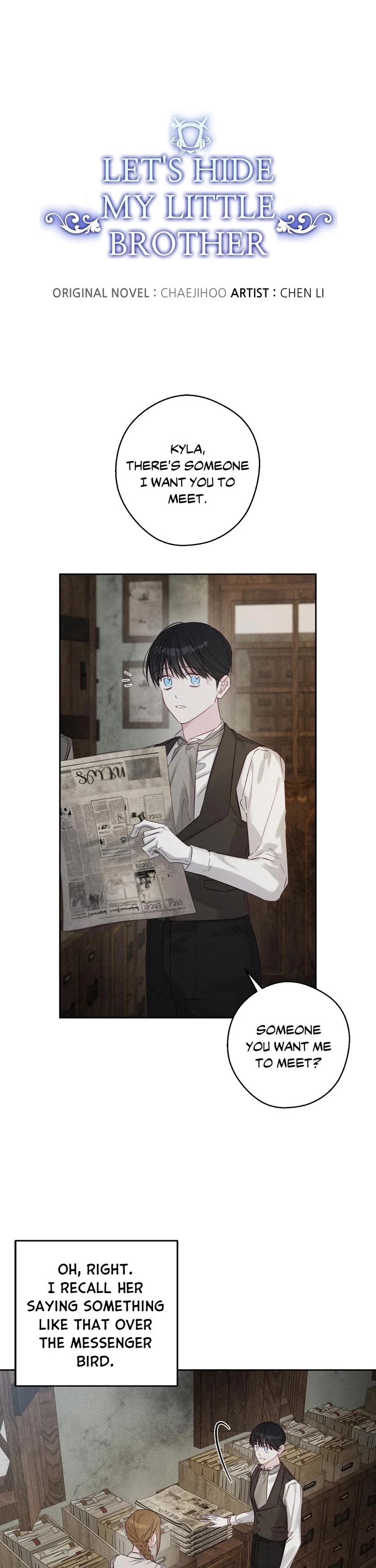 Let's Hide My Little Brother chapter 100 page 1