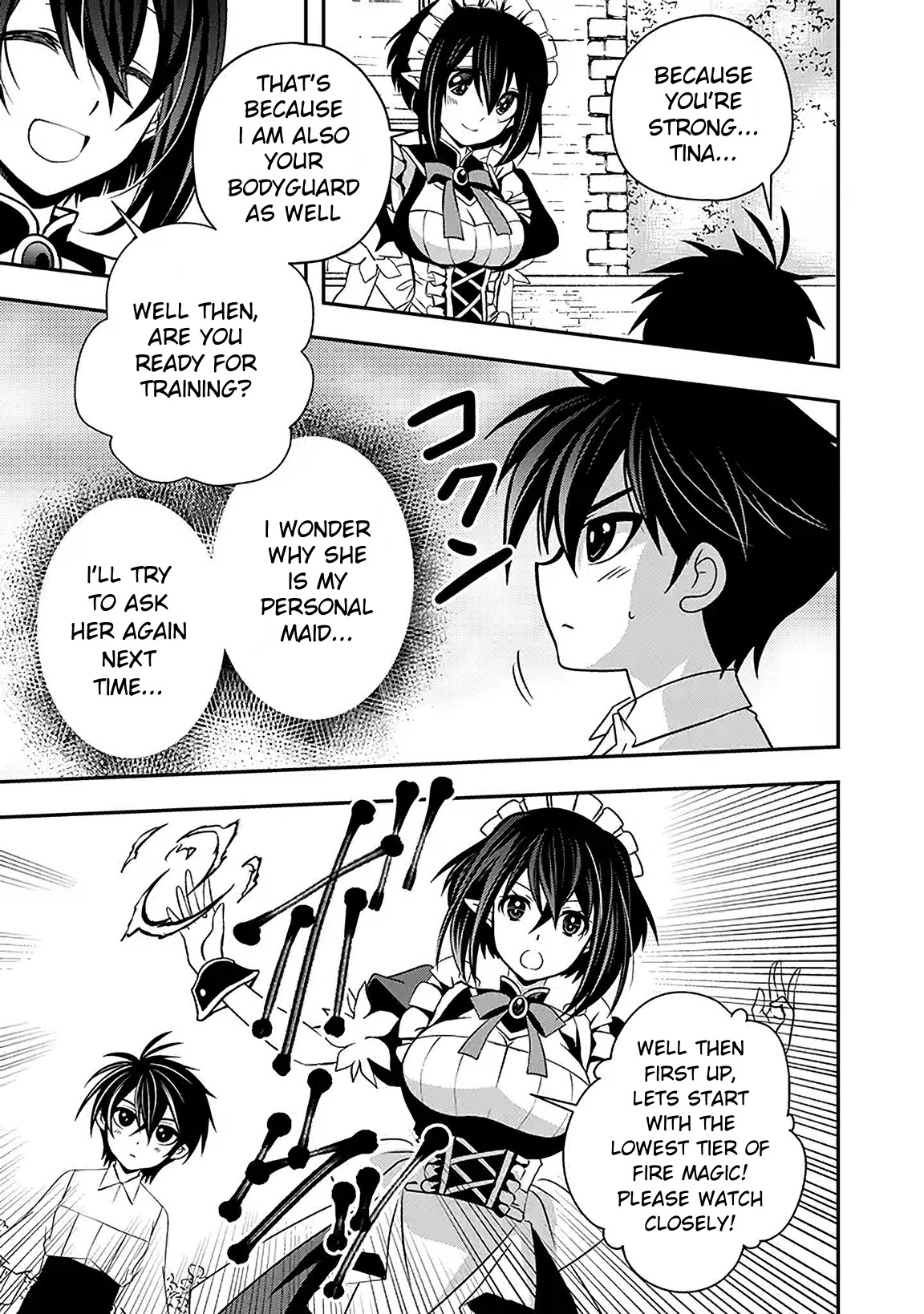 Level 1 no Saikyou kenja ~Noroi de sai kakyuu mahou shika tsukaenaikedo, kami no kanchigai de mugen no maryoku o te ni ire saikyou ni~ chapter 2 page 15