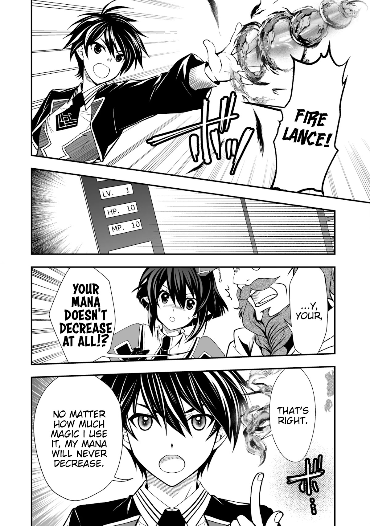 Level 1 no Saikyou kenja ~Noroi de sai kakyuu mahou shika tsukaenaikedo, kami no kanchigai de mugen no maryoku o te ni ire saikyou ni~ chapter 24 page 4