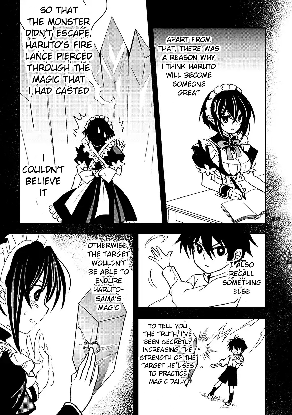 Level 1 no Saikyou kenja ~Noroi de sai kakyuu mahou shika tsukaenaikedo, kami no kanchigai de mugen no maryoku o te ni ire saikyou ni~ chapter 3 page 9