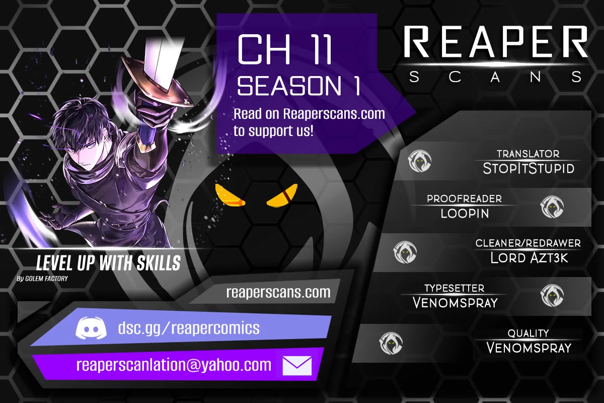 Level Up With Skills chapter 11 page 1