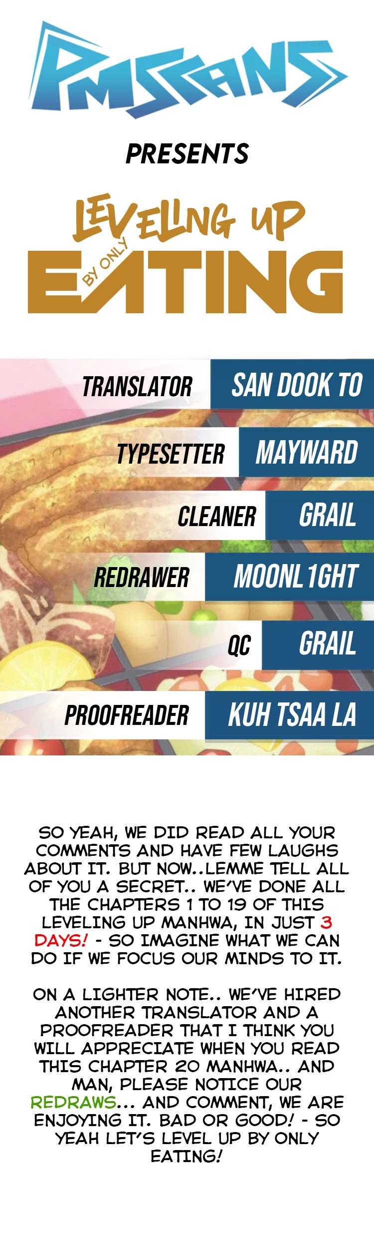 Leveling Up, By Only Eating! chapter 20 page 1