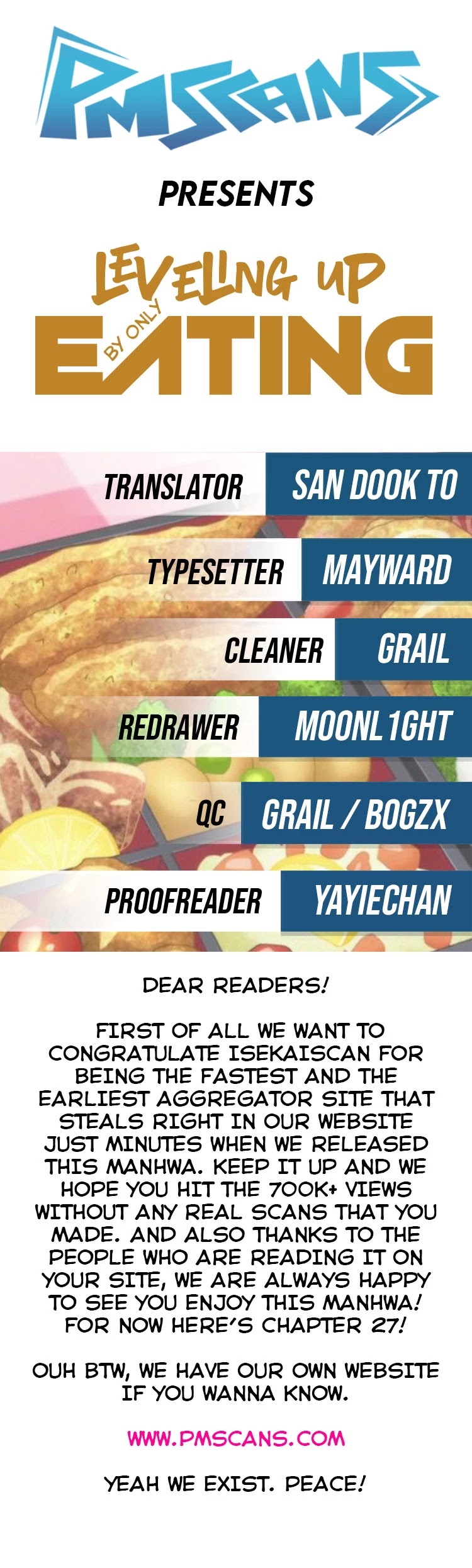 Leveling Up, By Only Eating! chapter 27 page 1