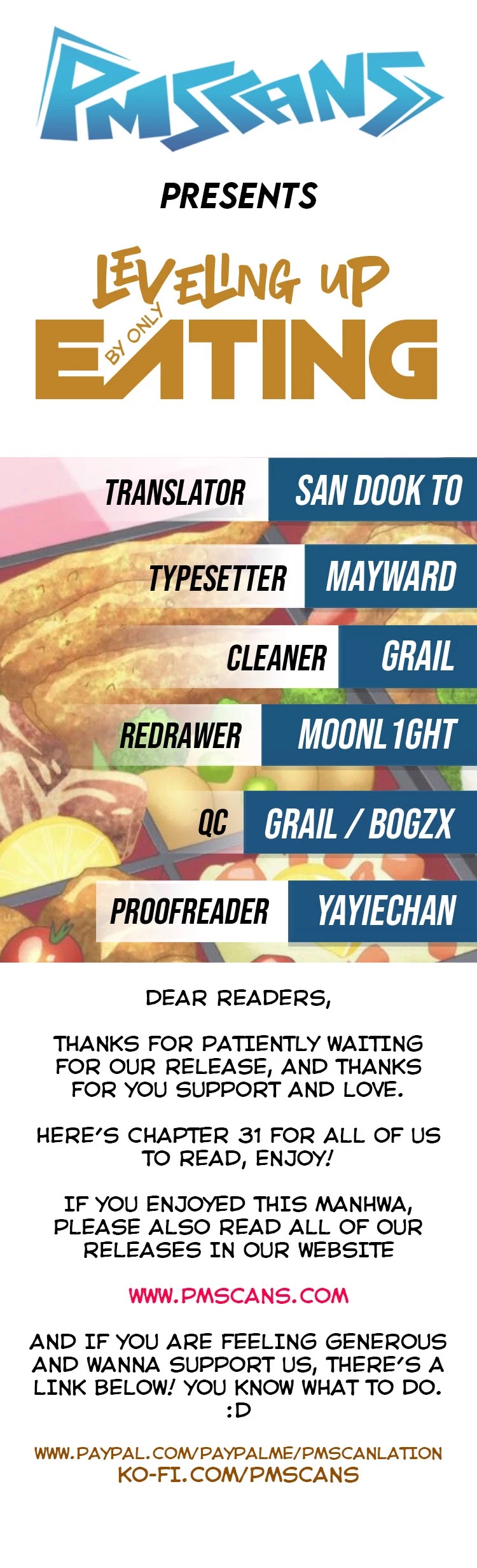 Leveling Up, By Only Eating! chapter 31 page 1