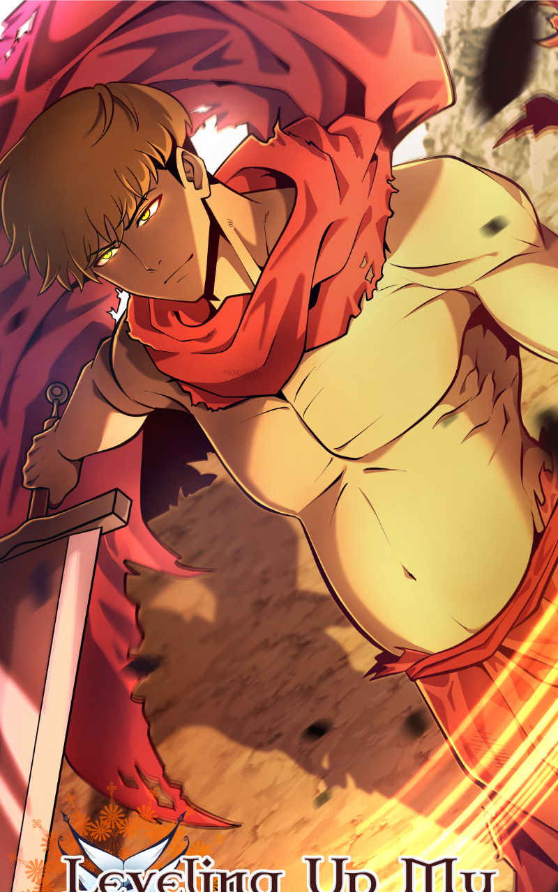 Cover of Leveling Up My Isekai'd Abs