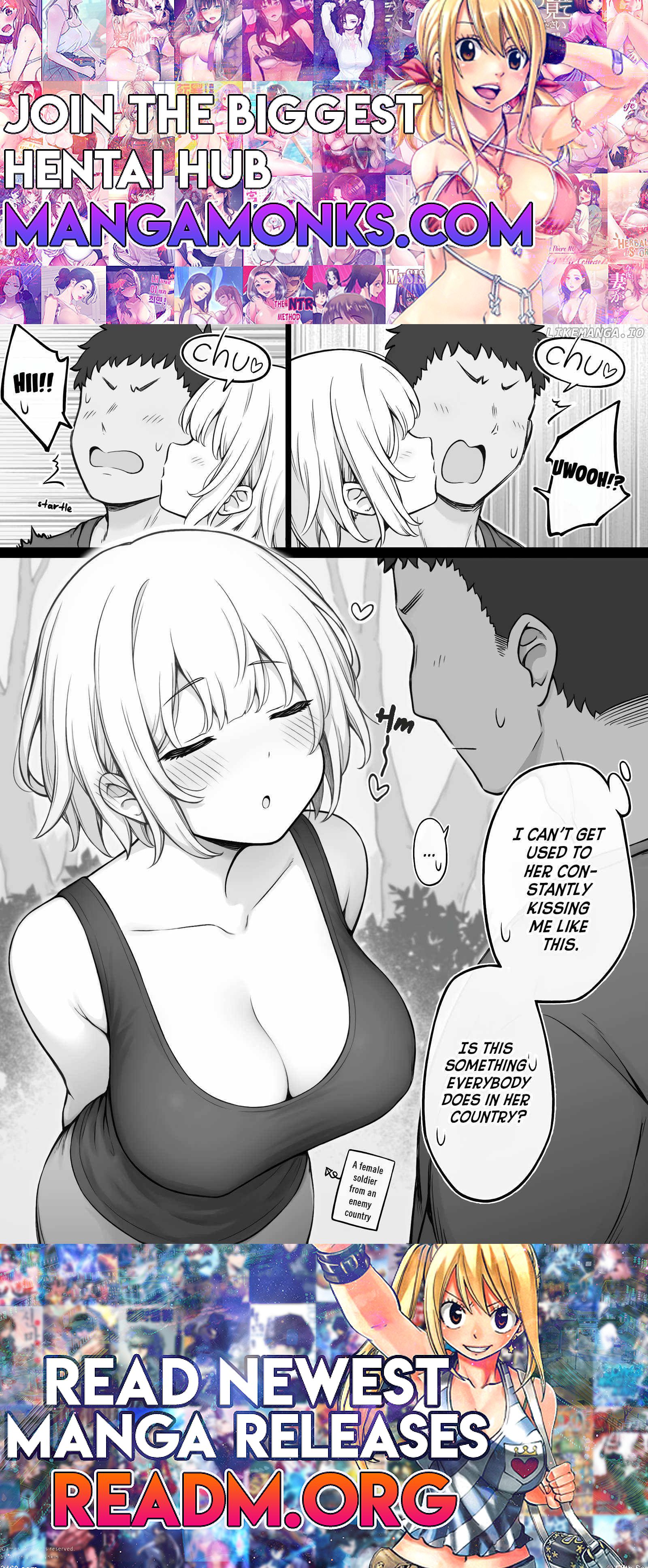 Life on a Deserted Island with an Enemy Female Soldier chapter 9 page 1