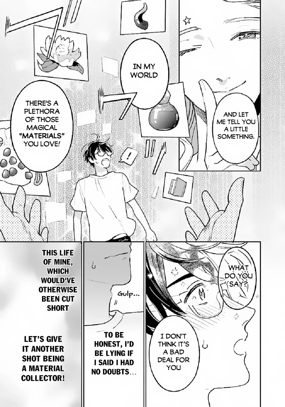 Living a Carefree Life Collecting Raw Materials in Another World chapter 1 page 12