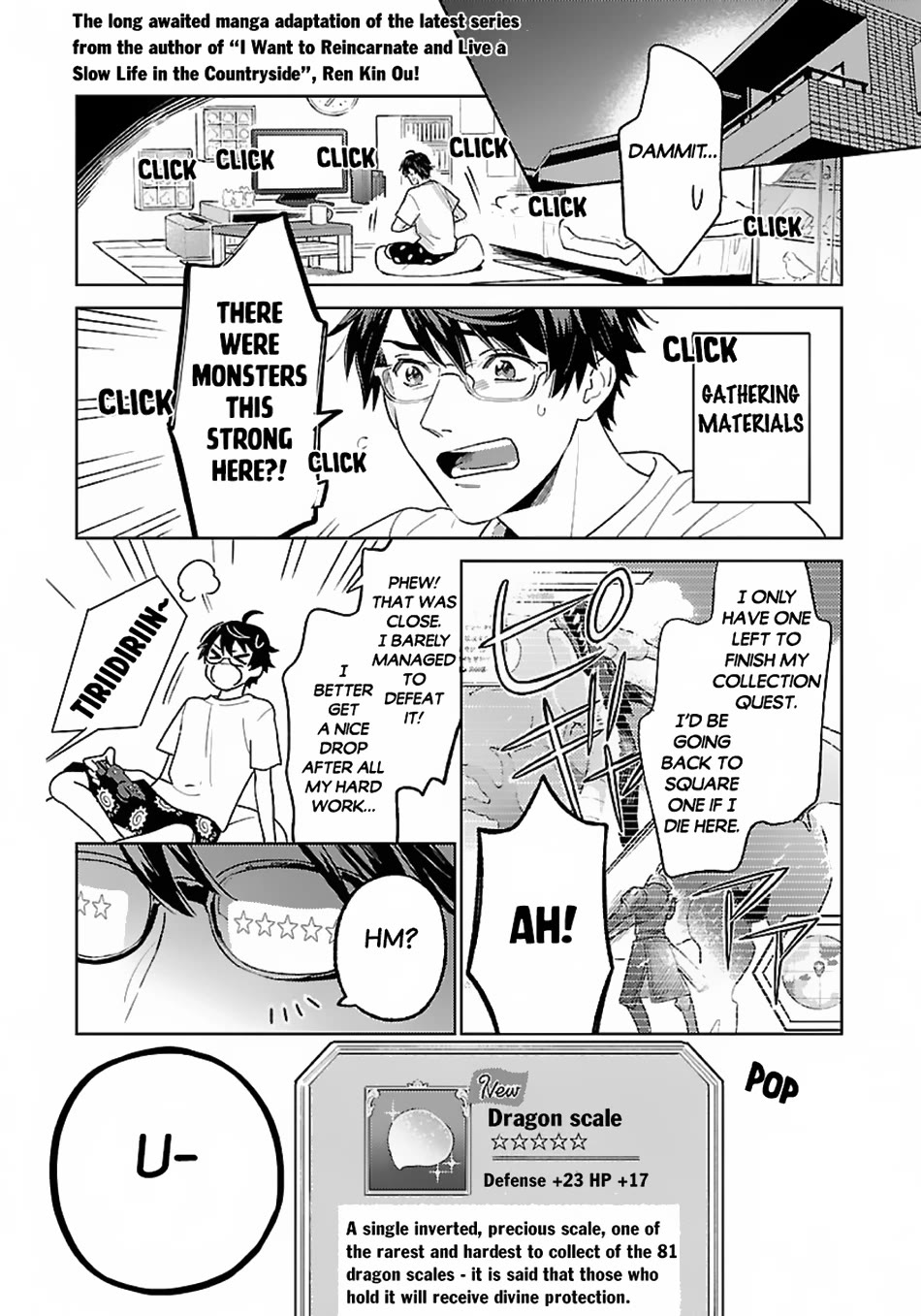 Living a Carefree Life Collecting Raw Materials in Another World chapter 1 page 2