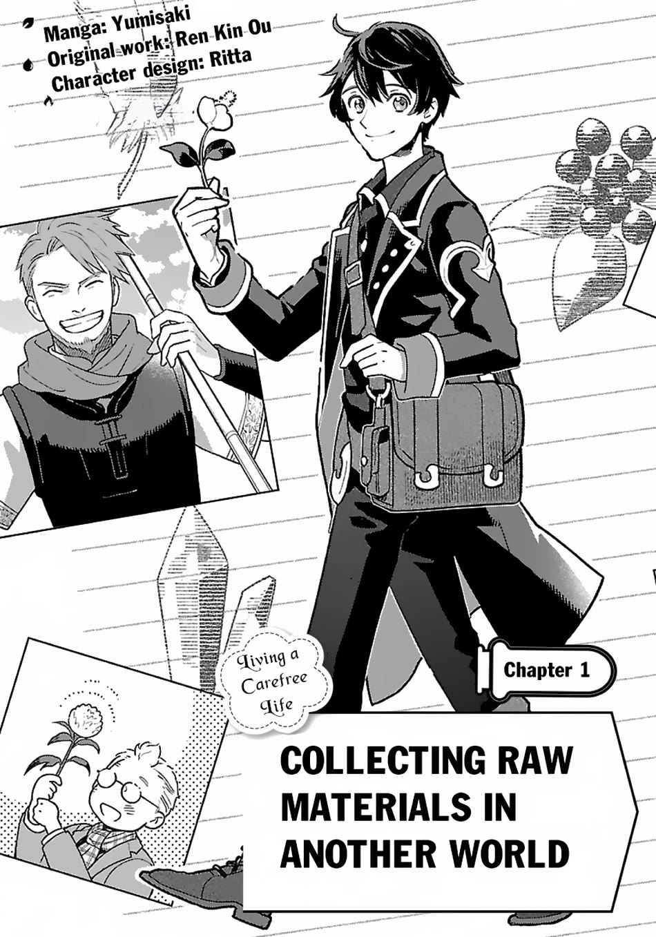 Living a Carefree Life Collecting Raw Materials in Another World chapter 1 page 4