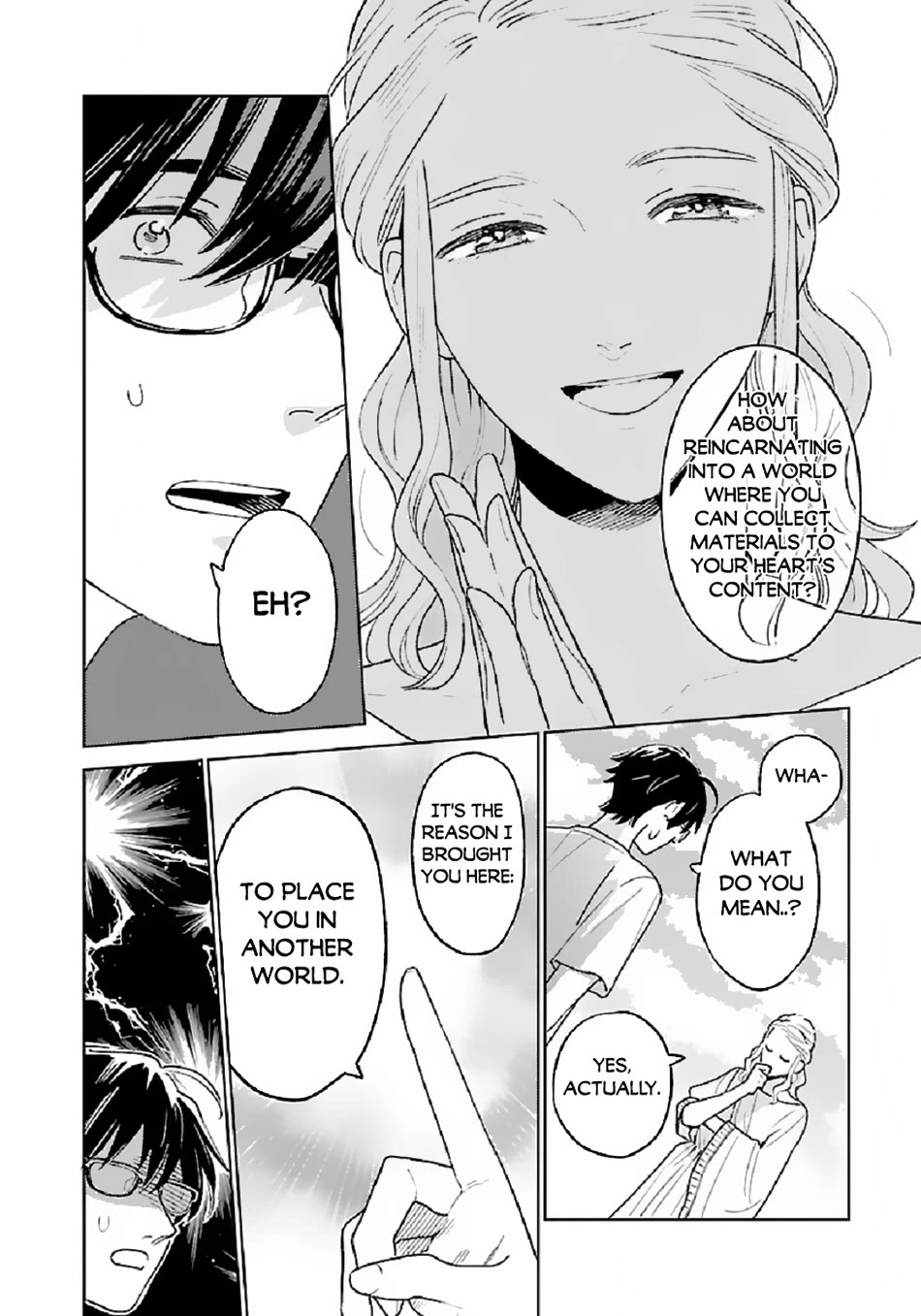 Living a Carefree Life Collecting Raw Materials in Another World chapter 1 page 9