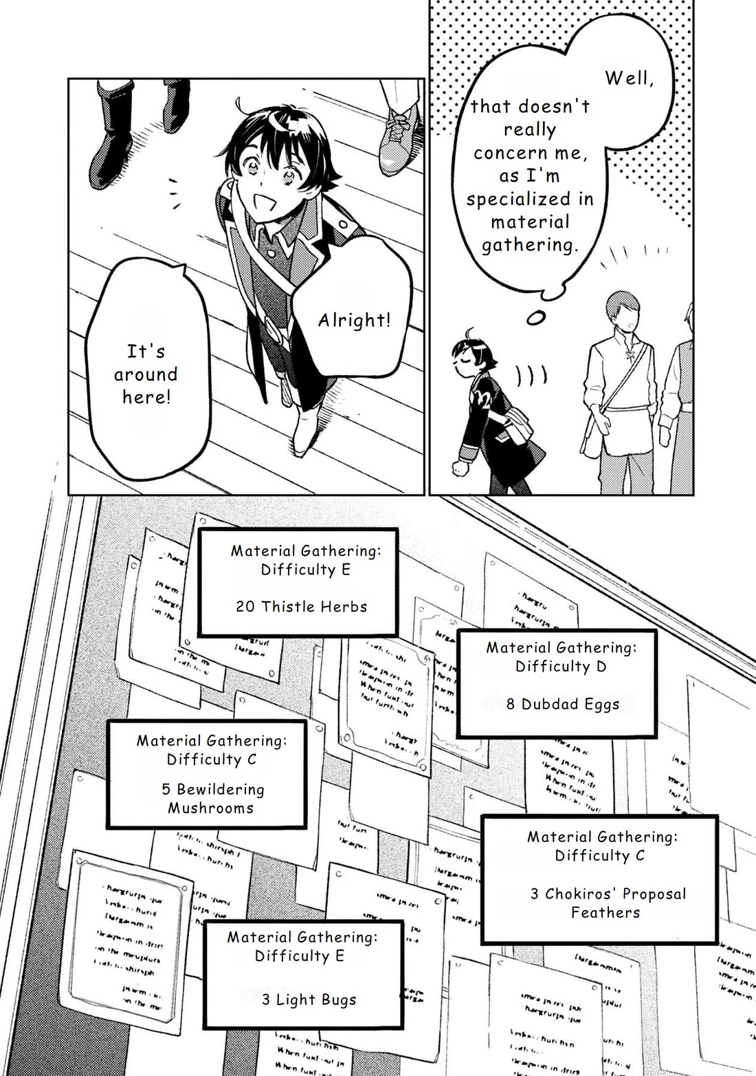 Living a Carefree Life Collecting Raw Materials in Another World chapter 15 page 6