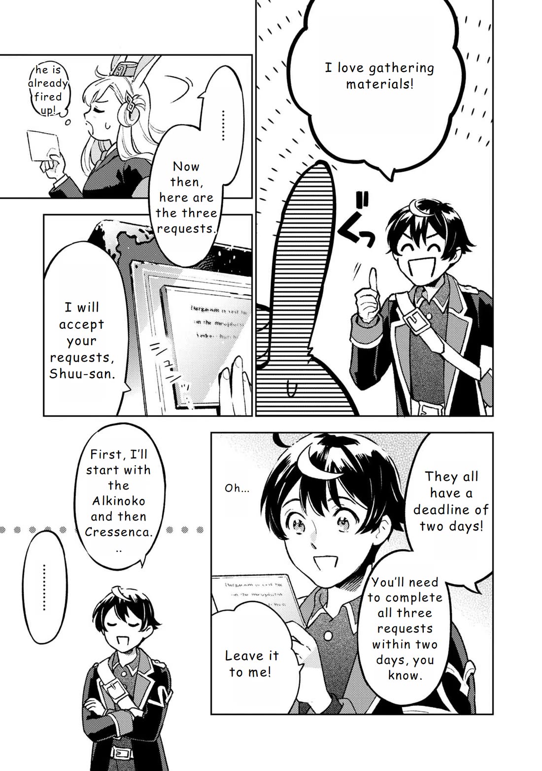 Living a Carefree Life Collecting Raw Materials in Another World chapter 16 page 5