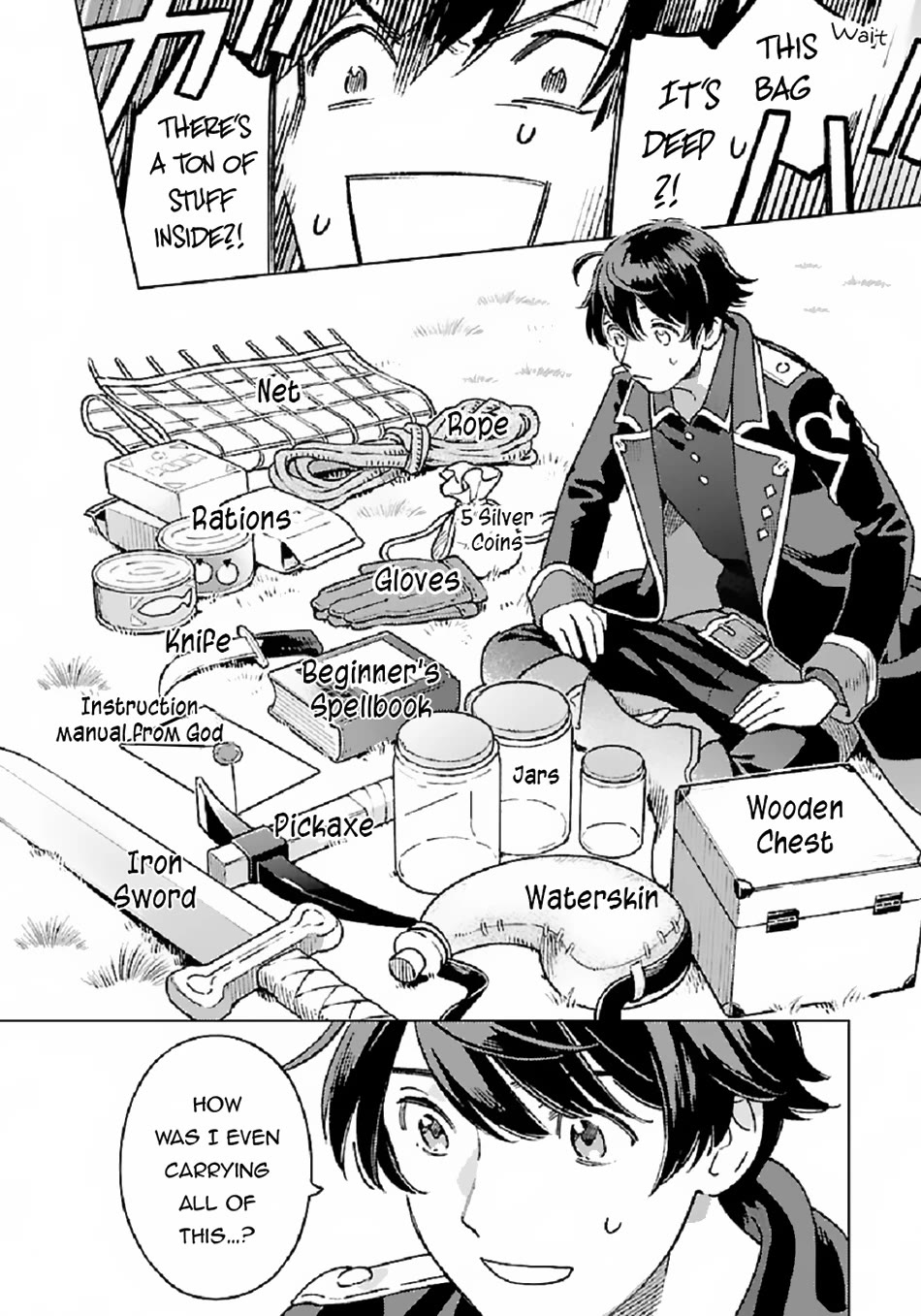 Living a Carefree Life Collecting Raw Materials in Another World chapter 2 page 7