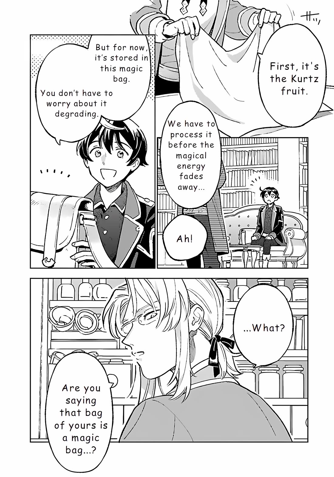 Living a Carefree Life Collecting Raw Materials in Another World chapter 24 page 8