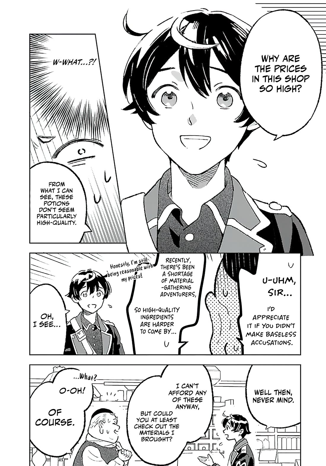 Living a Carefree Life Collecting Raw Materials in Another World chapter 25 page 4