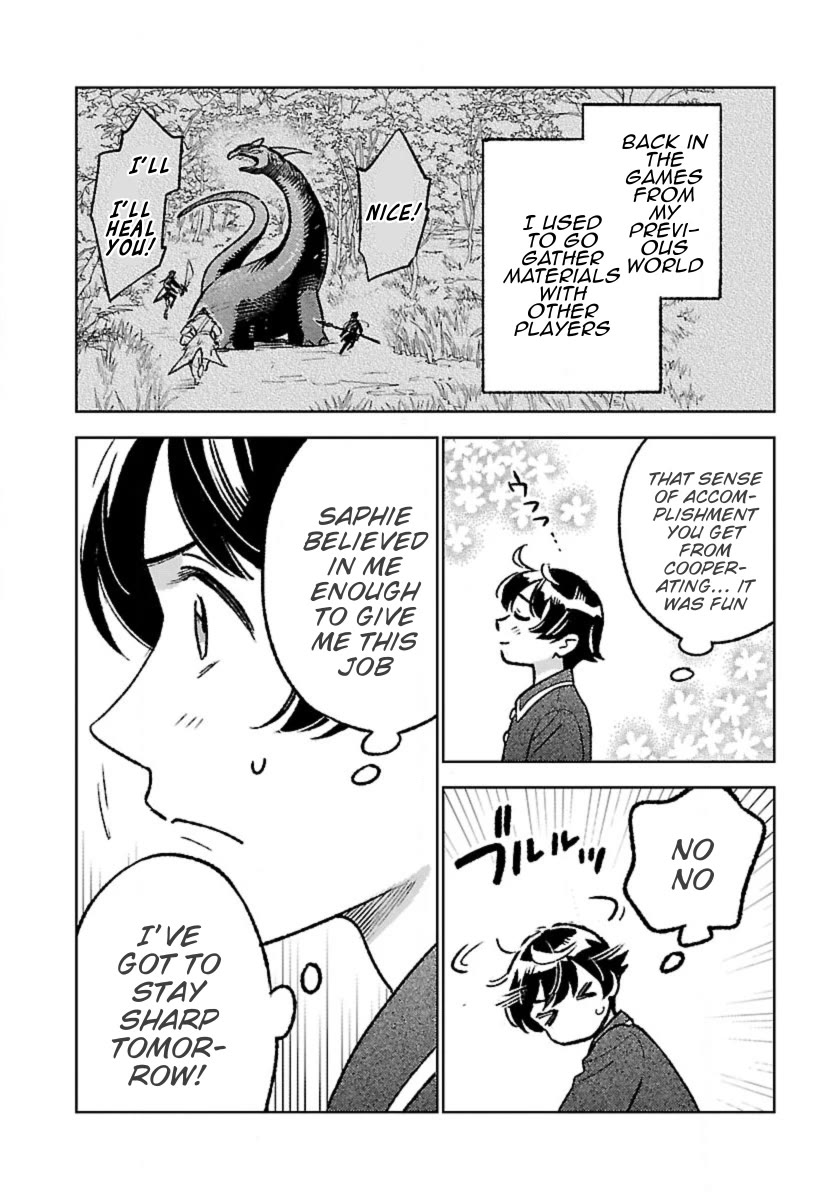 Living a Carefree Life Collecting Raw Materials in Another World chapter 28 page 10