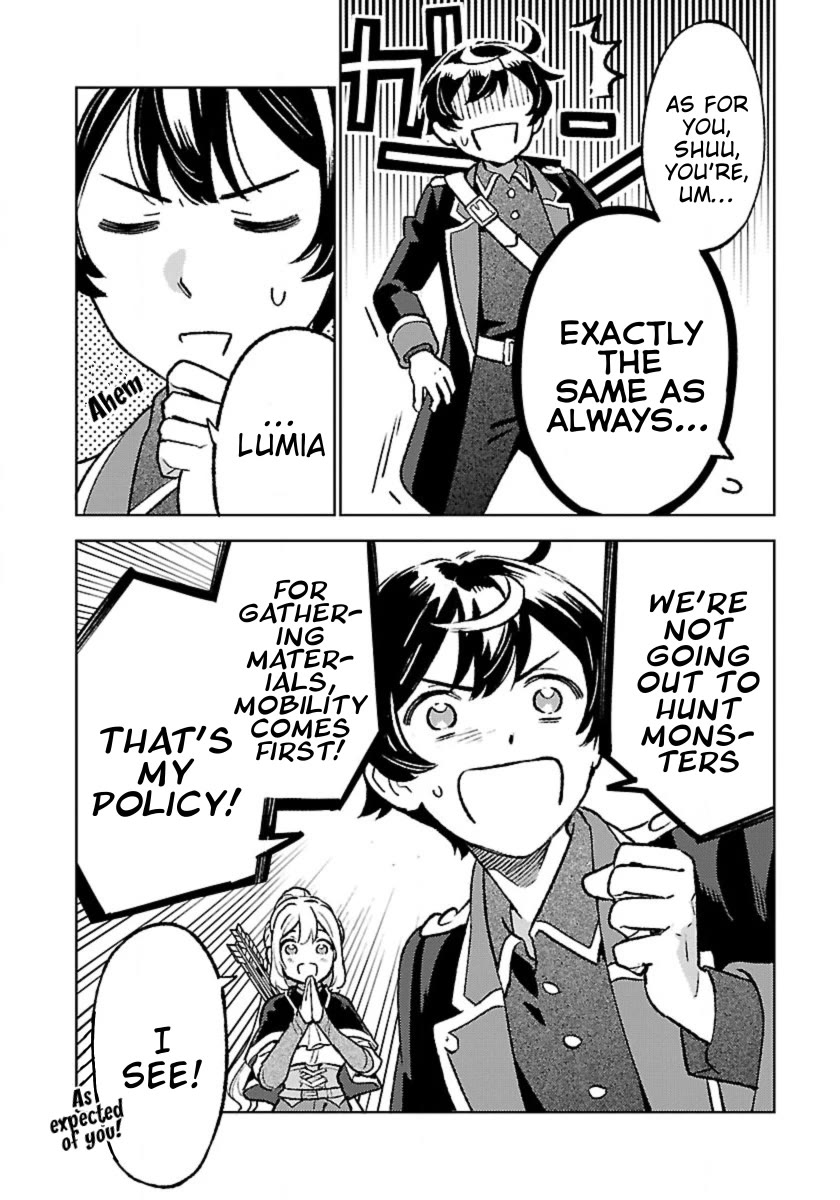Living a Carefree Life Collecting Raw Materials in Another World chapter 28 page 12