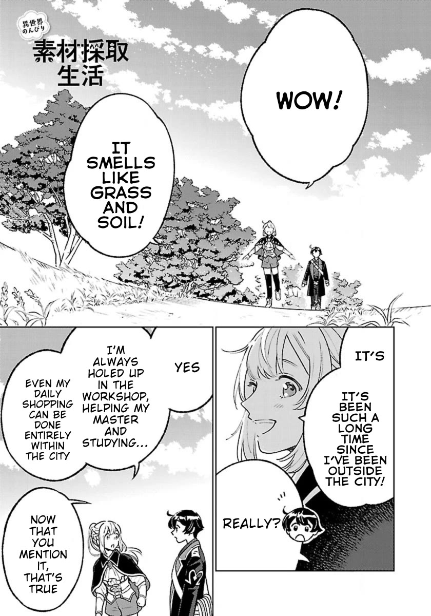 Living a Carefree Life Collecting Raw Materials in Another World chapter 29 page 1